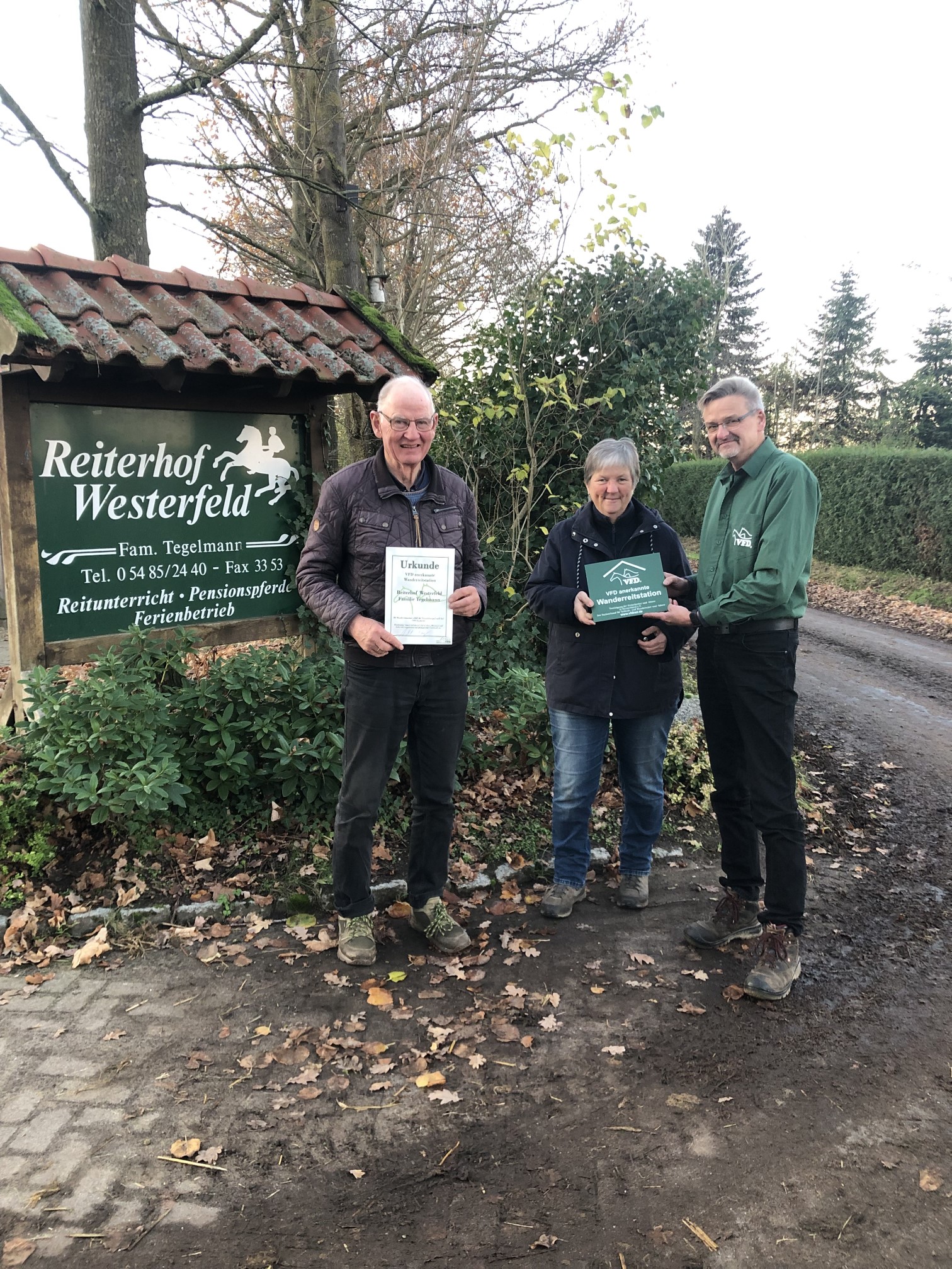 VFD-anerkannte Wanderreitstation